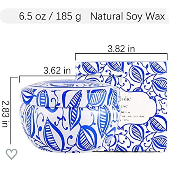 🎉HP🥳🖤la jolie Muse Candle set of 3 CITRONELLA SCENTED 🖤 - Picture 5 of 8